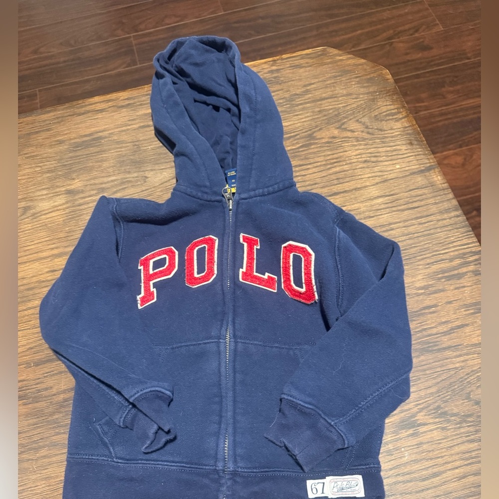 Polo by Ralph Lauren Kids Navy Hoodie size 4